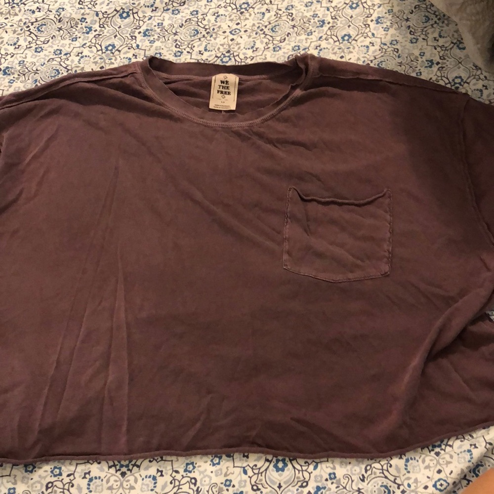 NEW FREE PEOPLE CROPPED TEE!